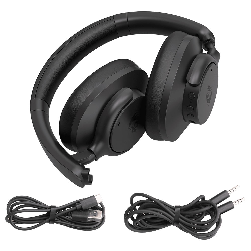 Imagem de FONE DE OUVIDO REDRAGON VIBECORE 600X PRETO SEM FIO H610