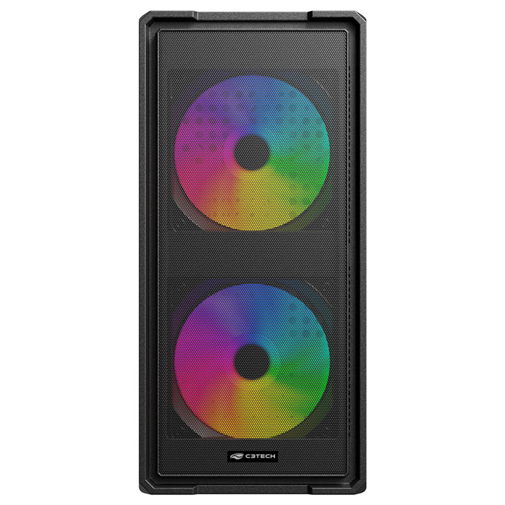 Imagem de GABINETE GAMER C3TECH MT-G40BK SEM FONTE PRETO