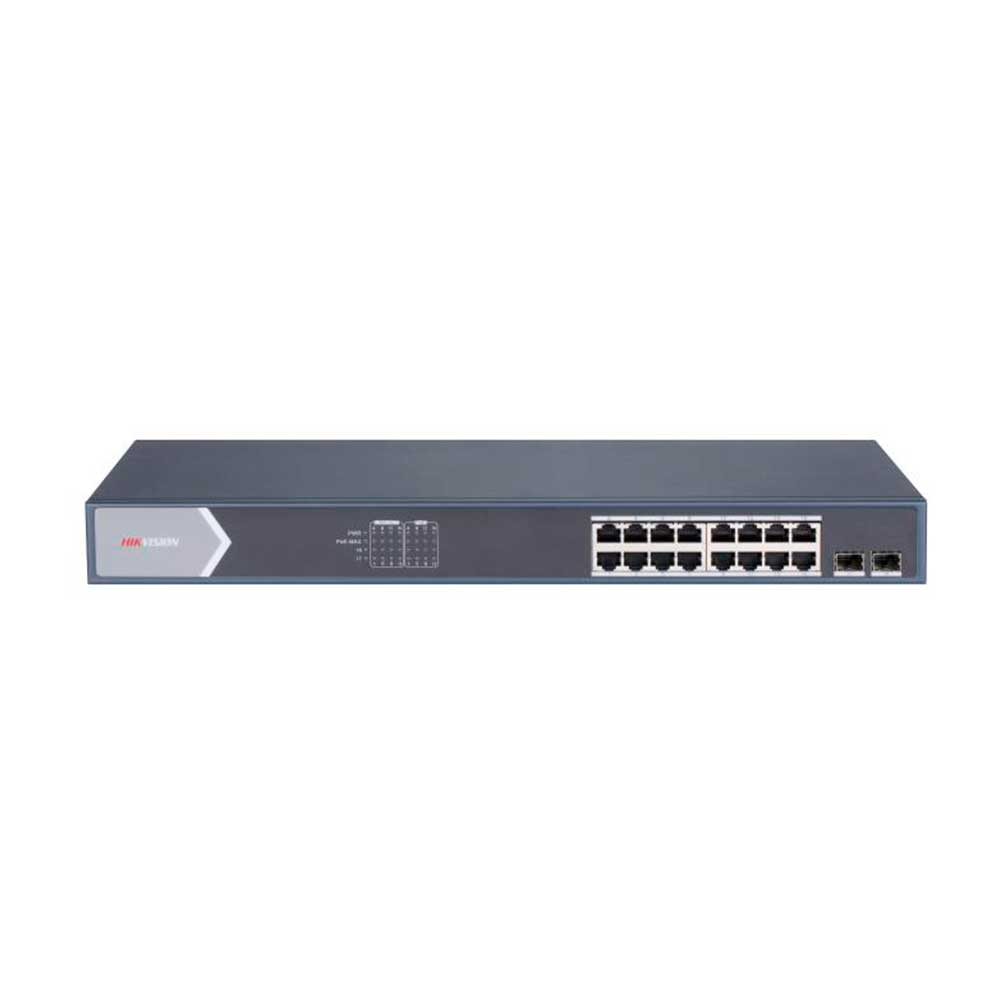 Mostrar detalhes de SWITCH L2 SMART DS-3E1518P-SI GERENCIAVEL 18 PORTAS 16 PORTAS GIGABIT WATCHDOG POE ATIVO 802.3 AF/AT 2 PORTAS UPLINK GBIC SFP FIBRA Imagem de SWITCH L2 SMART DS-3E1518P-SI GERENCIAVEL 18 PORTAS 16 PORTAS GIGABIT WATCHDOG POE ATIVO 802.3 AF/AT 2 PORTAS UPLINK GBIC SFP FIBRA