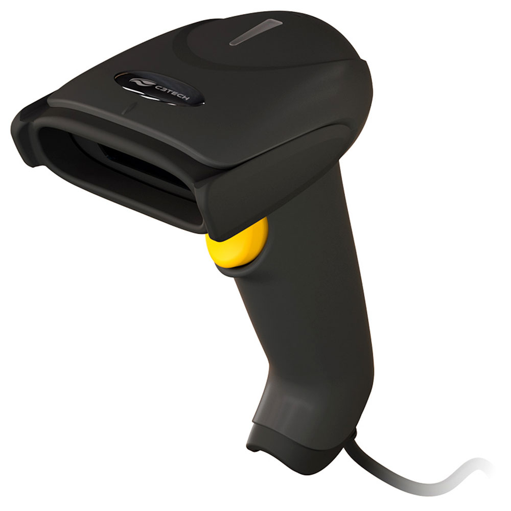 Imagem de LEITOR DE CODIGO DE BARRAS LASER C3TECH LB-50BK C/ PEDESTAL