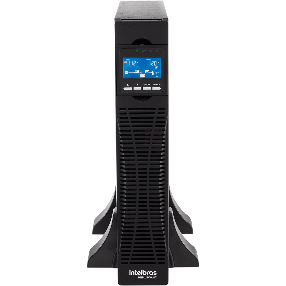 Imagem de NOBREAK INTELBRAS 1500VA/1350W SENOIDAL ONLINE MONO/120V 4820148 DNB 1.5 RT G2 RACK