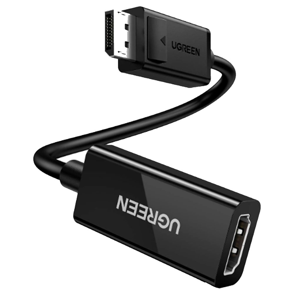Imagem de ADAPTADOR UGREEN DISPLAYPORT MACHO PARA HDMI FEMEA 4K 25CM - MM137