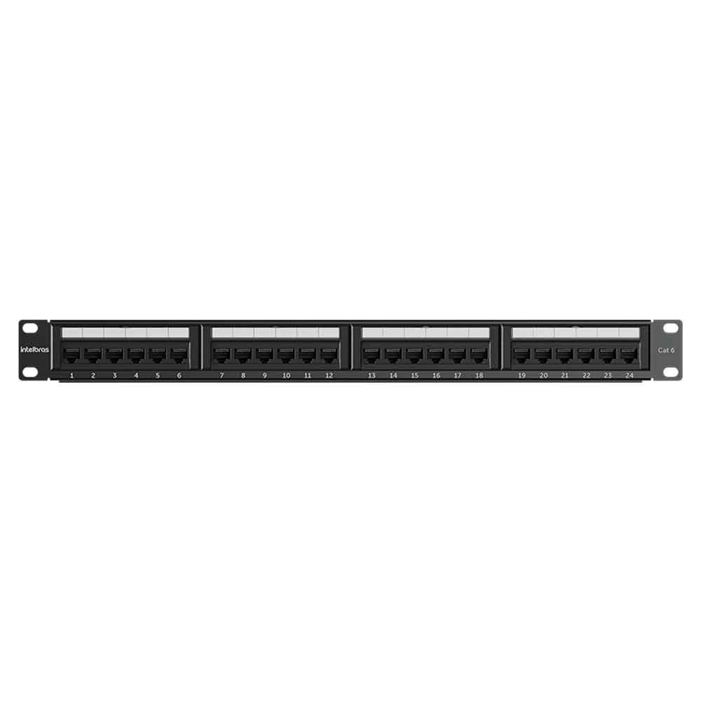 Imagem de PATCH PANEL INTELBRAS IMPACT LAN CAT5E PP524 4770037