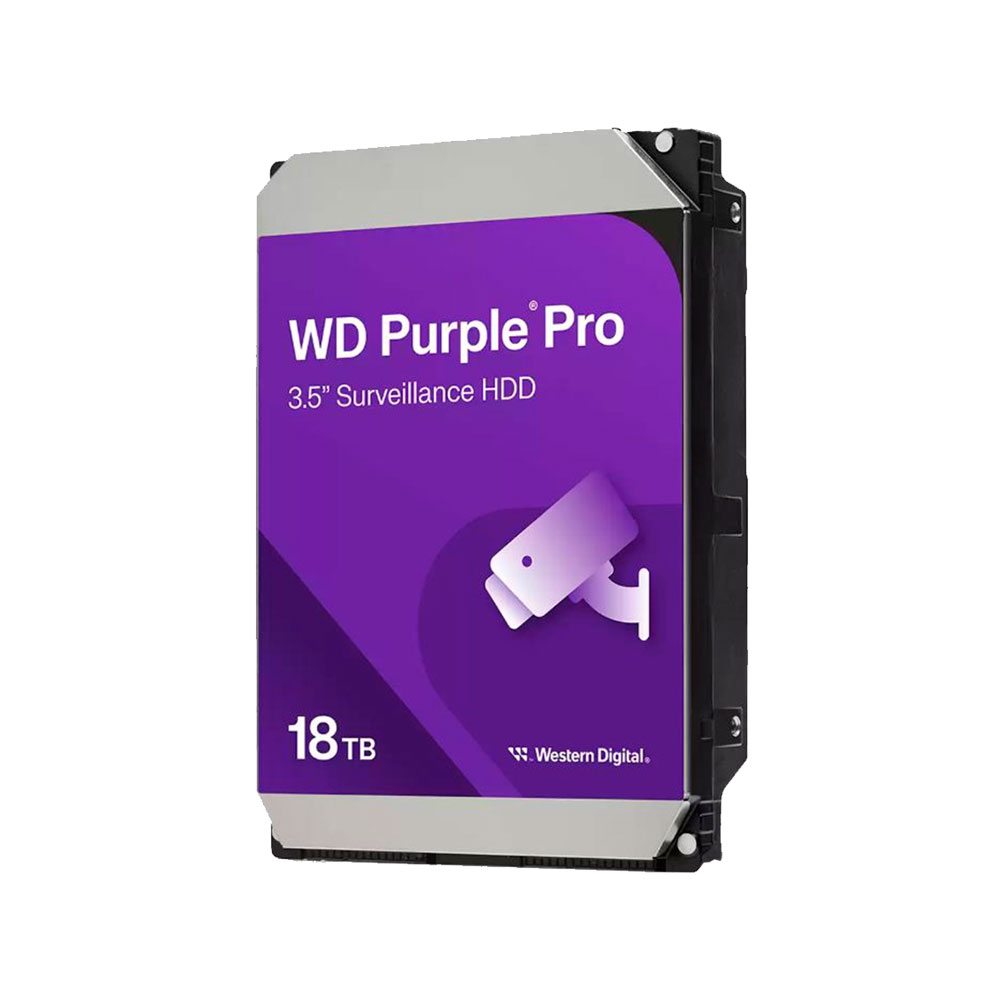 Imagem de HDD WD PURPLE PRO 18 TB PARA SEGURANCA / VIGILANCIA / DVR - WD181PURP