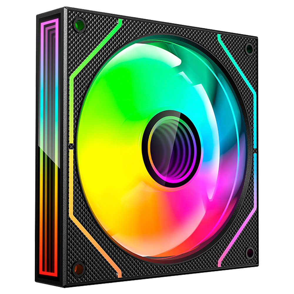 Imagem de COOLER PARA GABINETE C3TECH ARGB PRETO F9-L330BKRGB 120 MM