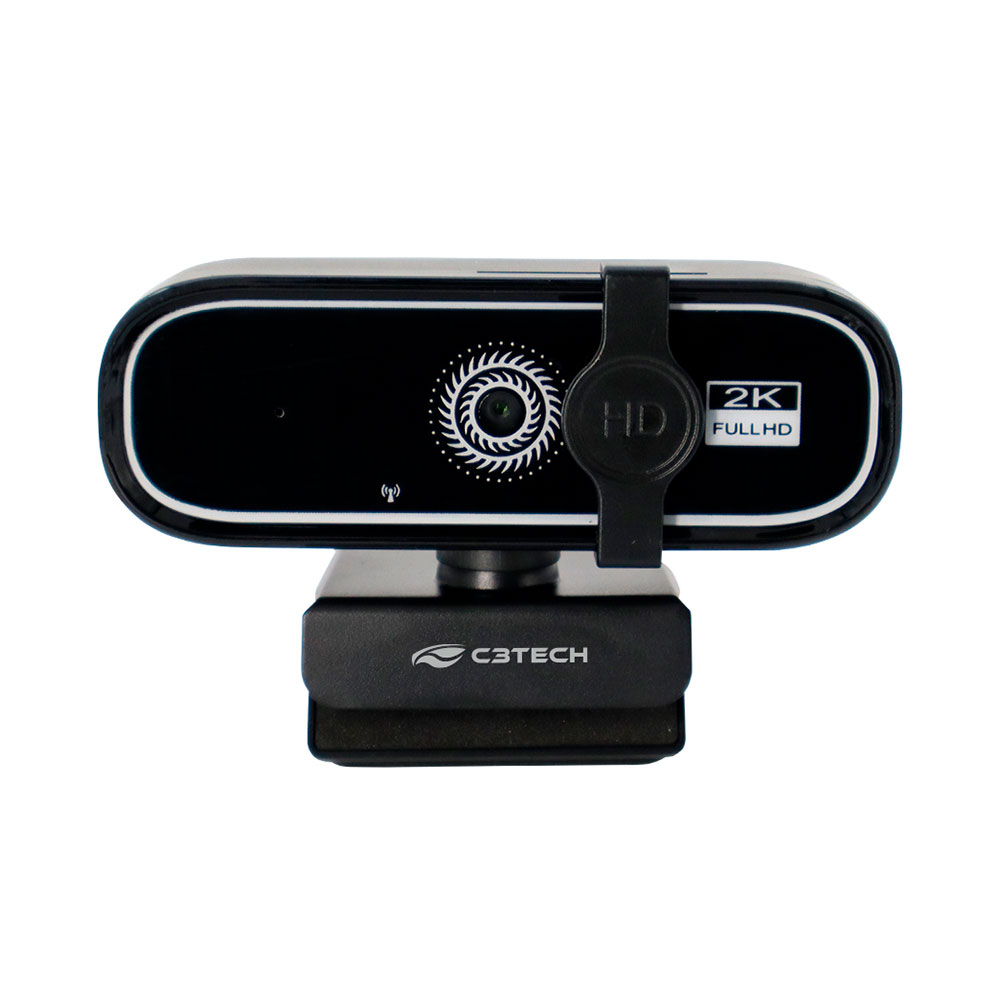 Mostrar detalhes de WEBCAM C3TECH QHD 2K WB-200BK PRETO Imagem de WEBCAM C3TECH QHD 2K WB-200BK PRETO
