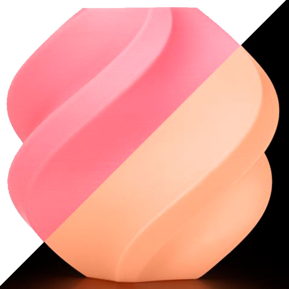 Imagem de FILAMENTO BAMBU LAB PLA GLOW - GLOW PINK COM CARRETEL, 1,75MM -  A12-R0-1.75-1000-SPL