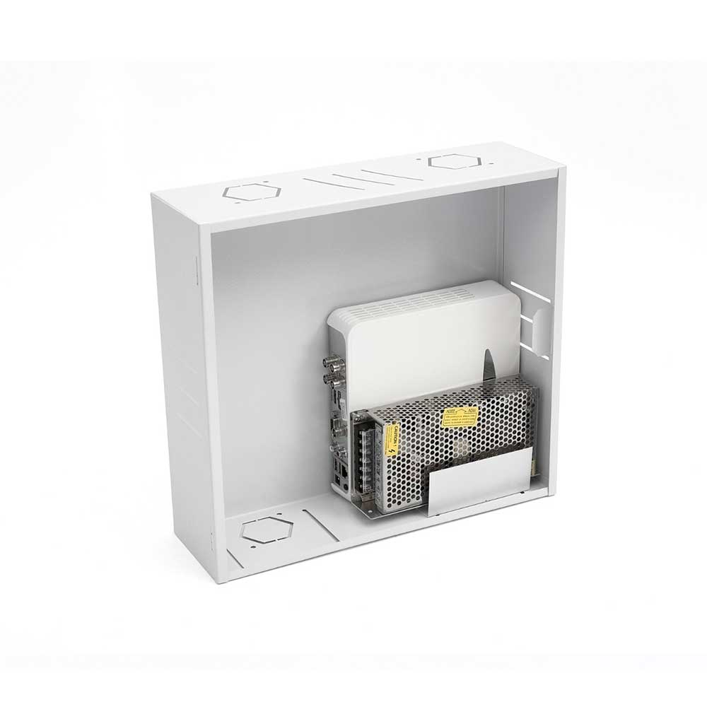 Imagem de CAIXA METALICA VERTICAL COMBATE BRANCA GFORCE 319