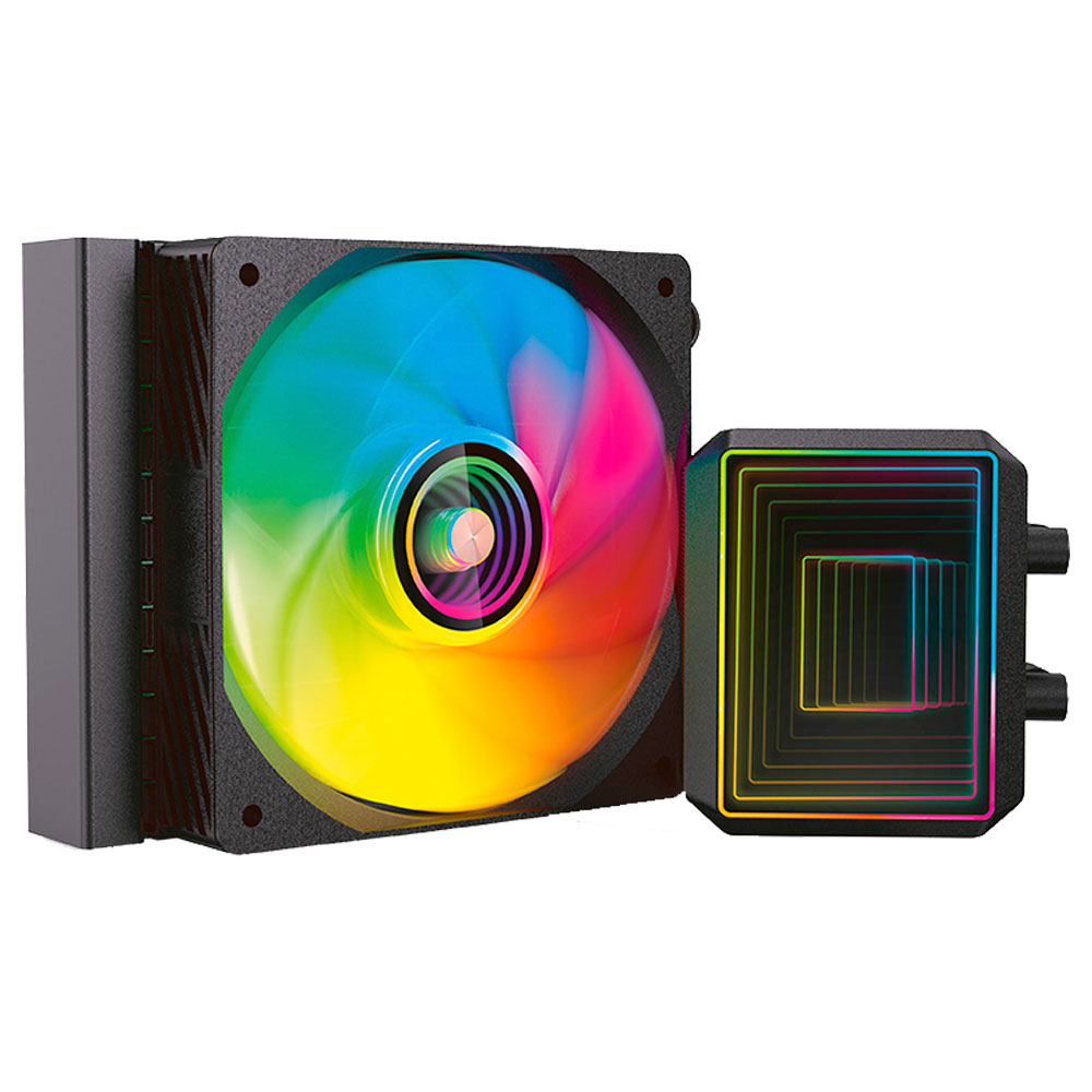 Imagem de WATER COOLER C3TECH 120MM FC-W120BKV2 PRETO RGB
