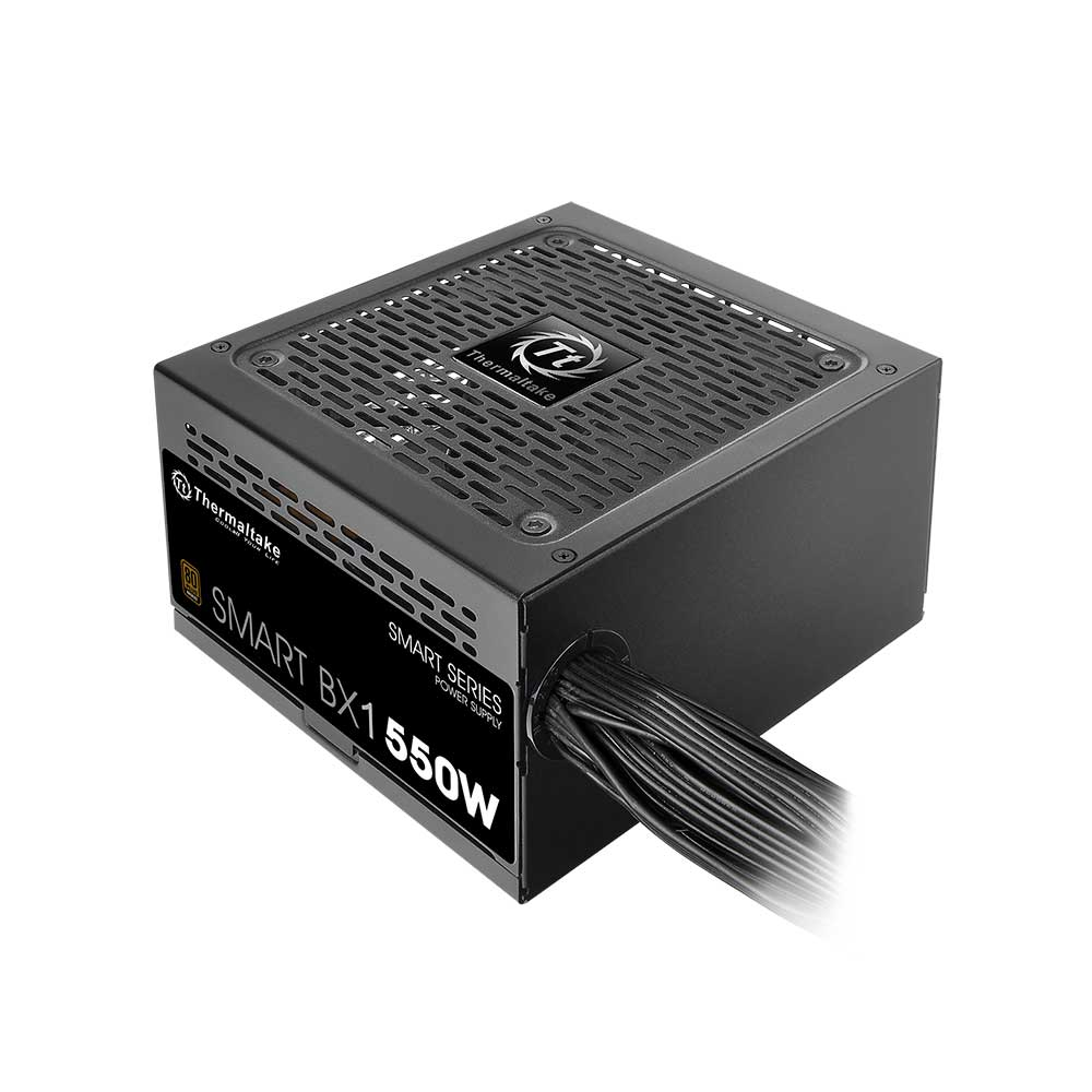 Mostrar detalhes de FONTE DE ALIMENTACAO THERMALTAKE SMART 550W 80 PLUS BRONZE - PS-SPD-0550NNFABB-1 Imagem de FONTE DE ALIMENTACAO THERMALTAKE SMART 550W 80 PLUS BRONZE - PS-SPD-0550NNFABB-1