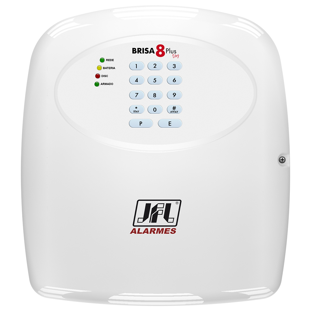 Mostrar detalhes de CENTRAL DE ALARME CONVENCIONAL BRISA-8 PLUS SINAL V3 ATE 8 ZONAS MISTAS 26332 JFL Imagem de CENTRAL DE ALARME CONVENCIONAL BRISA-8 PLUS SINAL V3 ATE 8 ZONAS MISTAS 26332 JFL