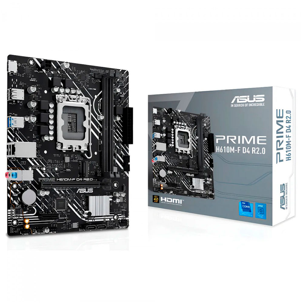 Mostrar detalhes de PLACA MAE (INTEL) ASUS PRIME H610M-F D4 R2.0 DDR4 LGA1700 12° 13° E 14° GERACAO Imagem de PLACA MAE (INTEL) ASUS PRIME H610M-F D4 R2.0 DDR4 LGA1700 12° 13° E 14° GERACAO
