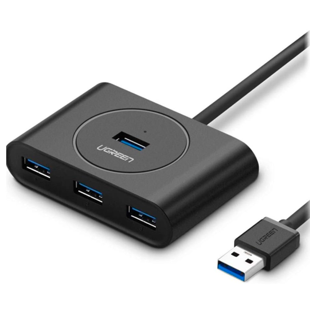 Mostrar detalhes de HUB USB UGREEN COM 4 PORTAS USB-A E CABO DE 50CM - CR113 Imagem de HUB USB UGREEN COM 4 PORTAS USB-A E CABO DE 50CM - CR113